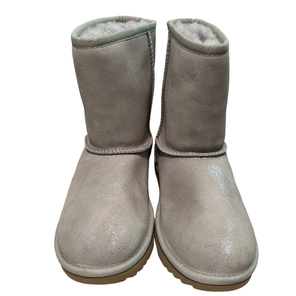 UGG Kids Classic II Shimmer Metallic with Original Box